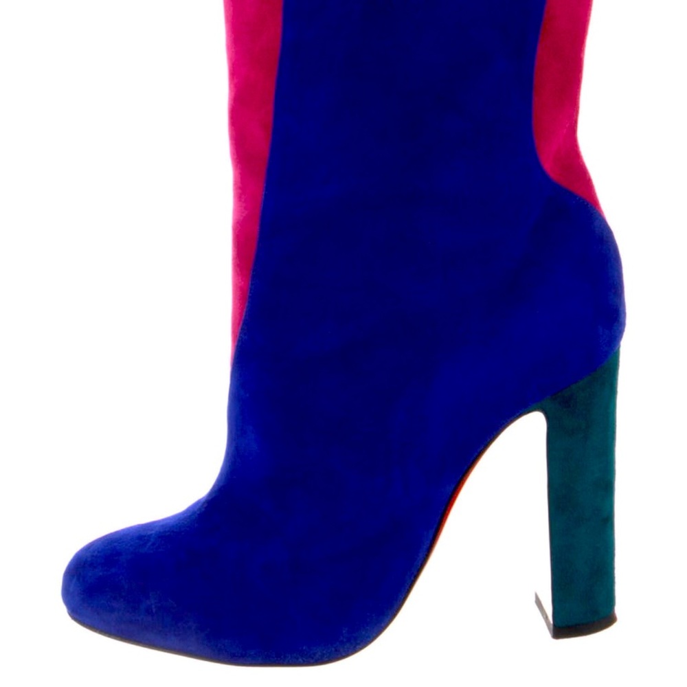 Color block Christian louboutins, worn twice! I’m very good condition. - Picture 1 of 12